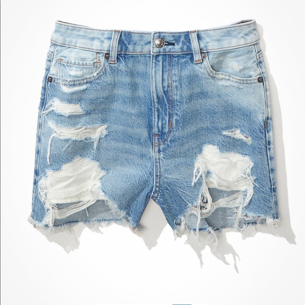 American Eagle Denim Mom Shorts - Picture 5 of 15